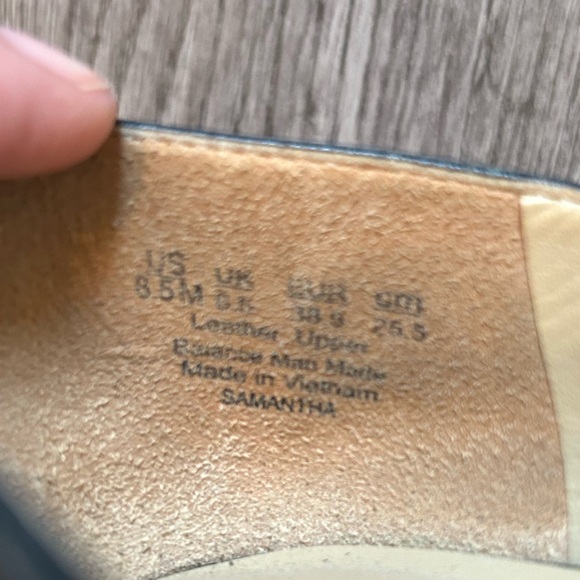Naturalizer Samantha Black Leather D’Orsay Flats | 8.5 - Picture 8 of 9